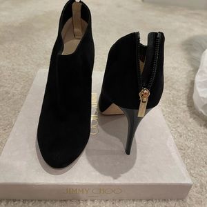 Jimmy Choo Mendez Ankle Bootie black suede